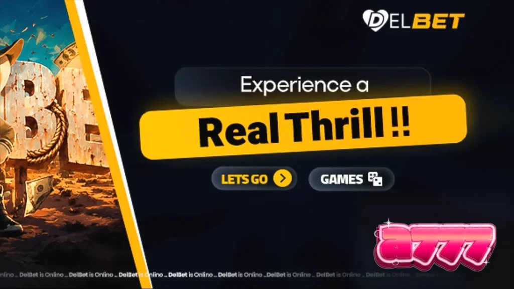 Tampilan antarmuka platform gaming kripto Delbet yang cerah dengan elemen blockchain dan ikon mata uang digital, menunjukkan kecepatan dan keamanan.